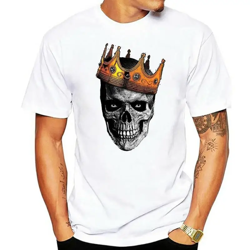 Следующий стиль мужской Hopsin Crown Me череп логотип альбом Обложка постер черная футболка