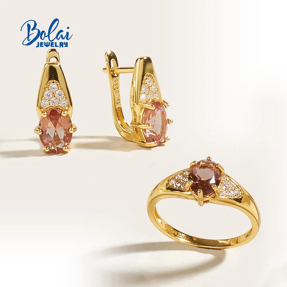 Cambia Colore Zultanite Diaspore Anello Orecchini Set Di Gioielli Gioielli In Argento S925 Da Donna Dal Design Semplice