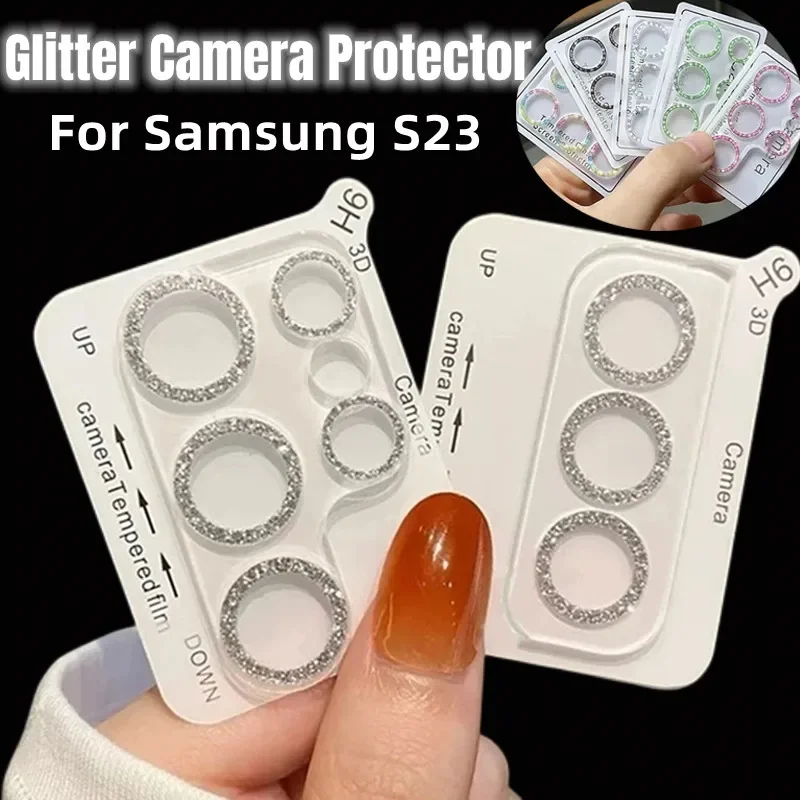 Glitter Camera Lens Protector - Premium Glass Guard for Enhanced Device Protection