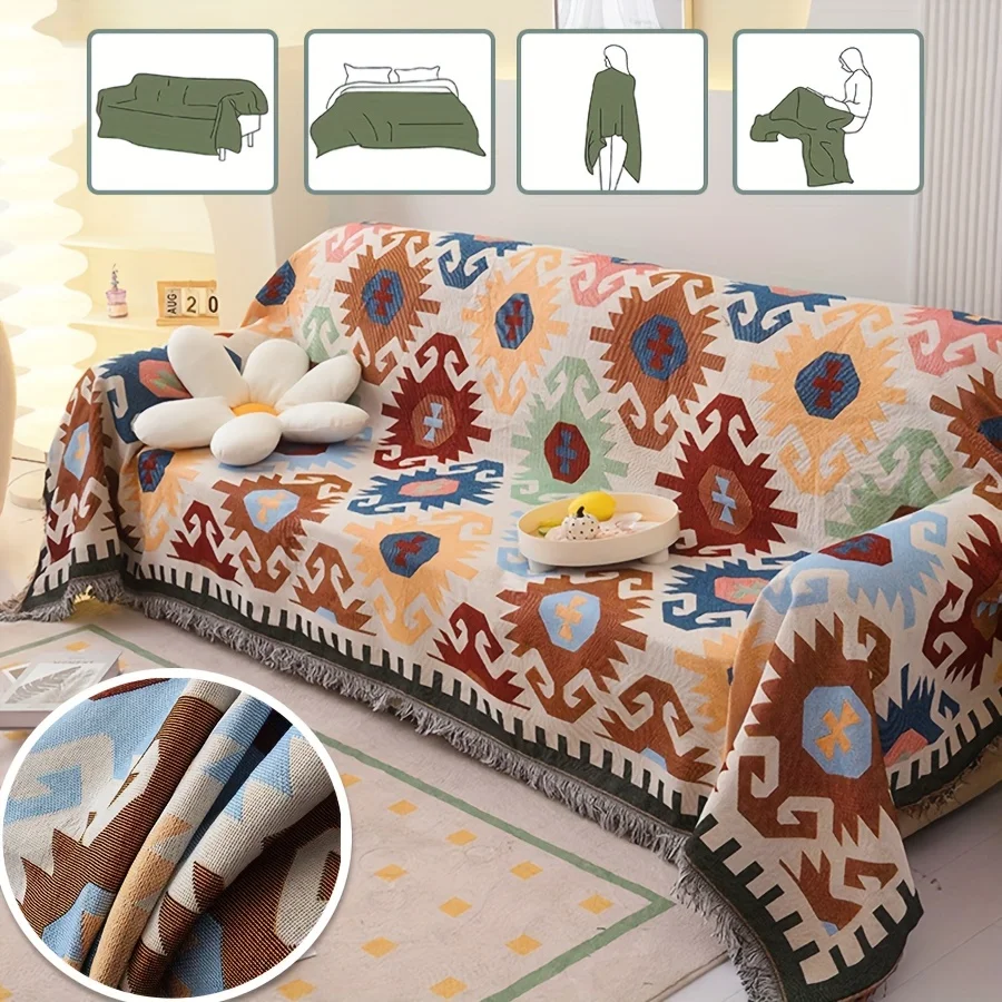 

Reversible Soft Futon Slipcover Sofa Cover | Washable Couch Protector for Dogs and Pets