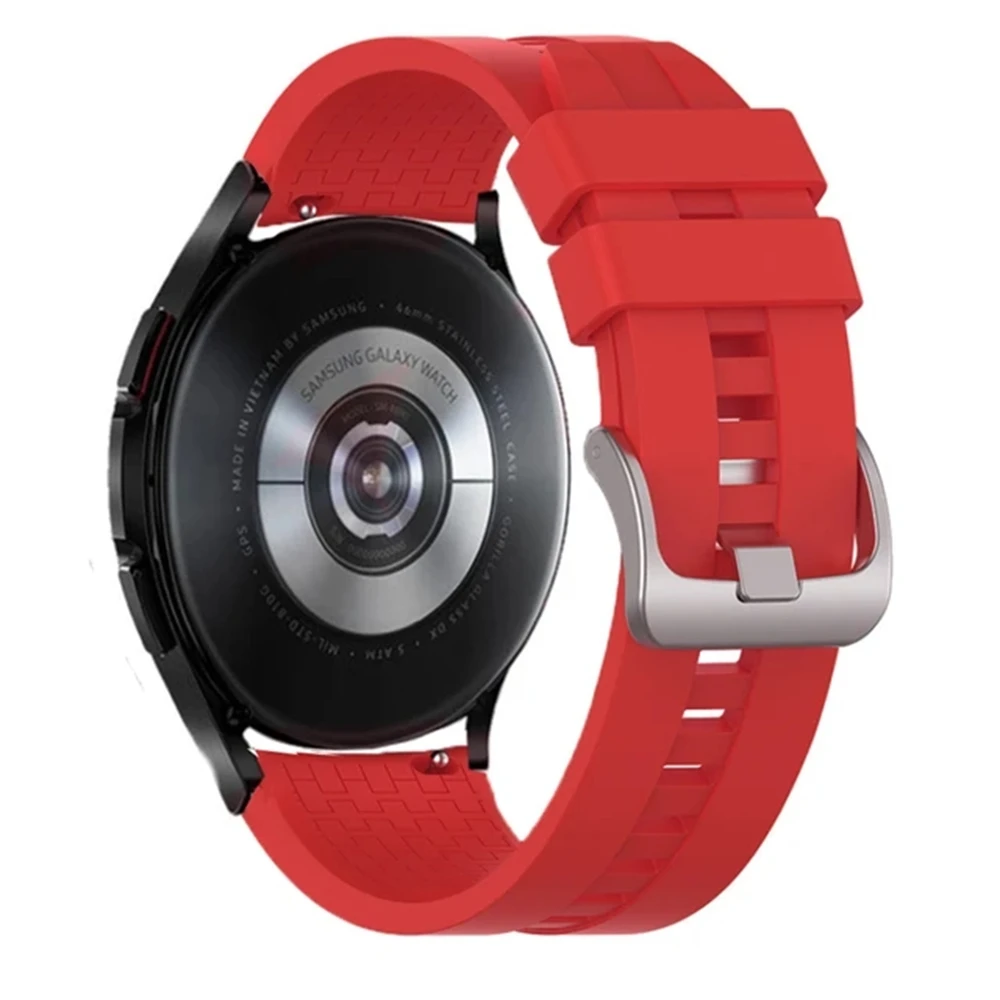 Enhanced Sports Rubber Watch Strap | 20-22mm | Versatile Fitness Band Replacement