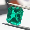 Lab Grown Columbia Emerald 10x12mm Emerald Cut Charms Gemstone Advanced DIY Jewelry Rings Earrings Making Certificate 3