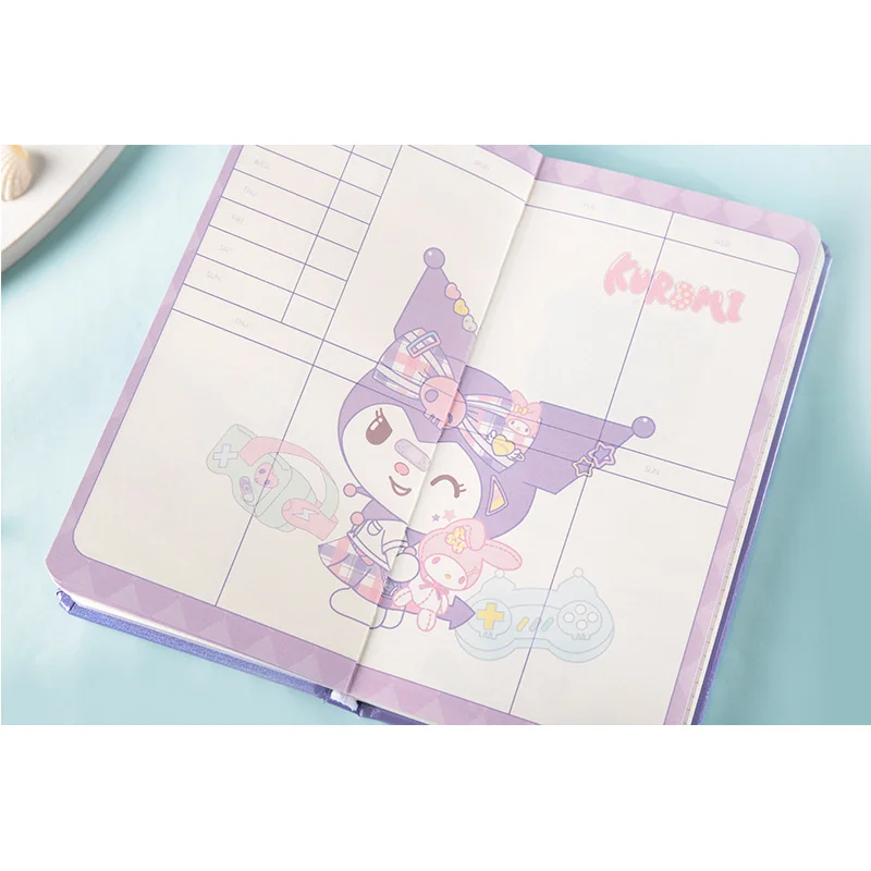 Cartoon Sanrio Note Book Cute Hello Kitty Melody Cinnamoroll Kuromi Message  Notepad School Office Supplies Stationery