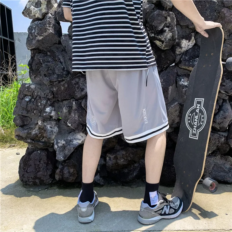 Men's Hip Hop Casual Ins Shorts Summer High Street Running Fitness Fast-drying Trend Short Pants Loose Basketball Training Pants