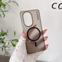 Huawei Nova 13 Pro: Transparent Magnetic Wireless Charging Protective Case for Nova 13 Pro (Black)