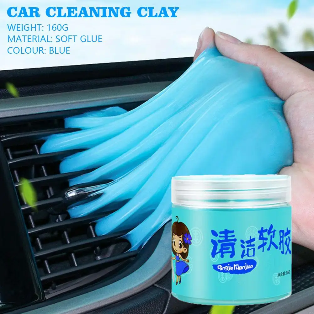 

Car Wash Interior Car Cleaning Gel Slime For Cleaning Machine Auto Vent Magic Dust Remover Glue Computer Keyboard Dirt Clea E2F4