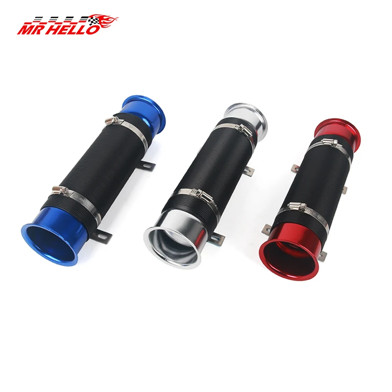 76MM Car Cold Air Turbo Intake Inlet Pipe Adjustable Flexible Duct Tube Hose Cold Feed Duct Pipe