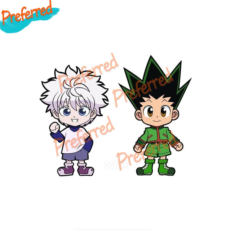 

Hunter X Hunter Gon and Killua аниме переводная картинка Мотокросс гоночный искусственный багажник Виниловая наклейка для автомобиля высечка