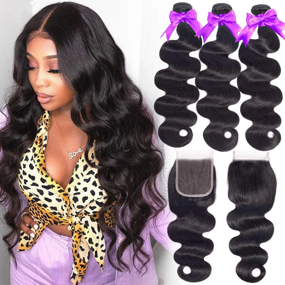 

100% Malaysian Body Wave Bundles Wth Frontal Natural Human Hair Extensions Wholesale Wave Hair Hd Transparent Lace Closure 13X4