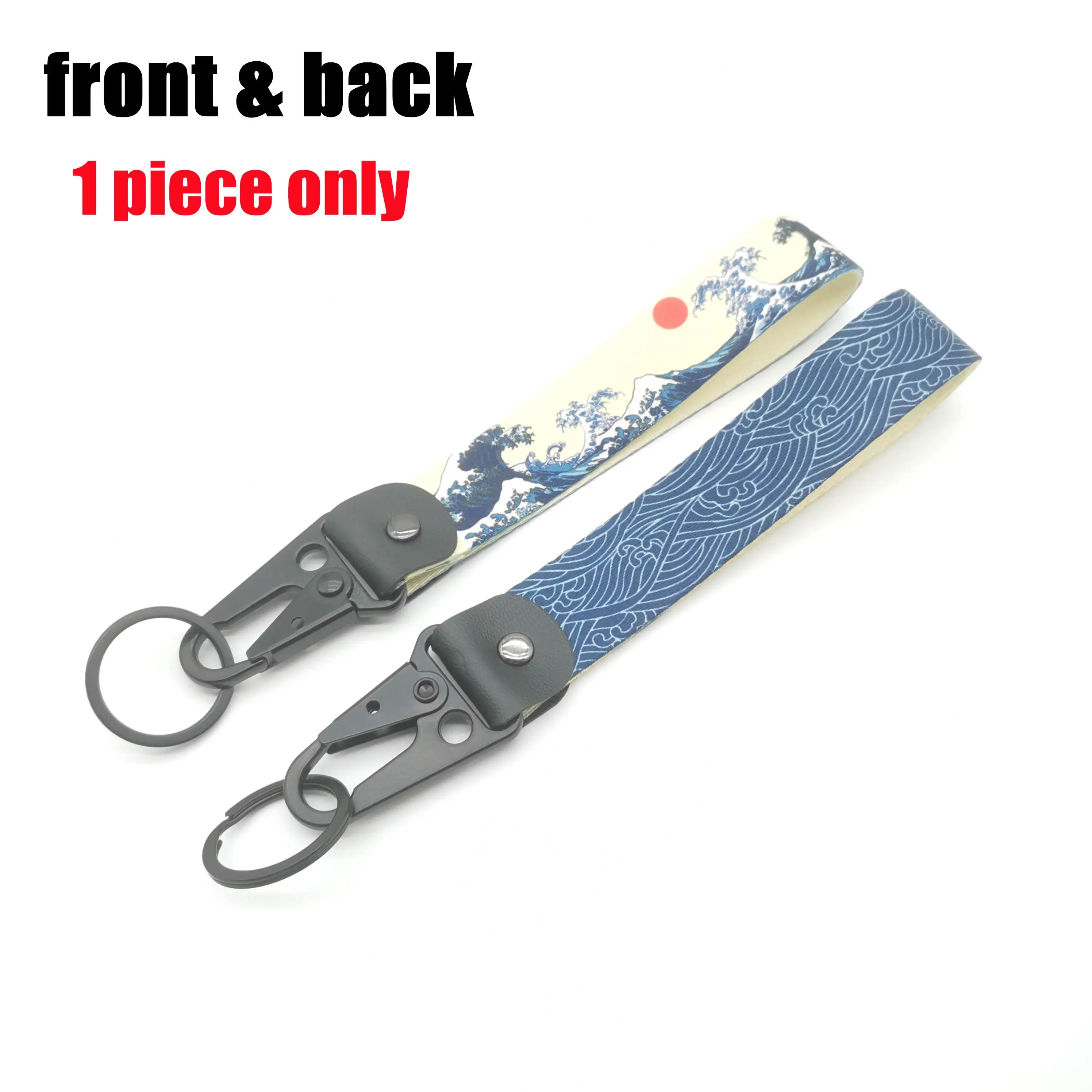 Автомобільний брелок у стилі JDM Початковий D Ремінець для ключів Автомобільний нейлоновий ремінь Fujiwara Tofu Shop Брелоки для ключів Автомобіль Мотоцикл Велика хвиля Hokkaido Key T