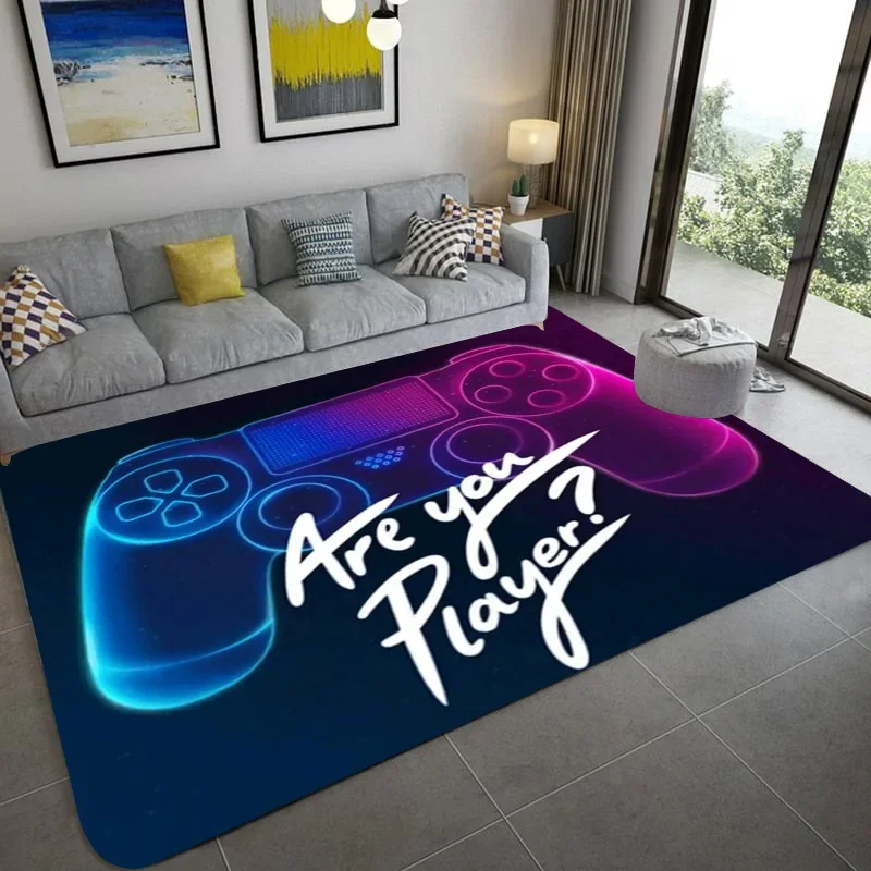 Anime Gamer Controller Carpet Rug 3D Printing Creative Game Door Large Mat Bathmat For Living Room Bedroom Entrance floor mat