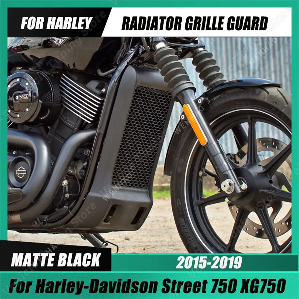 

Motorcycle ABS Water Tank Cooling Cover Radiator Caps Grilles Grill Shield Guard For Harley Davidson Street 750 XG750 2015-2019