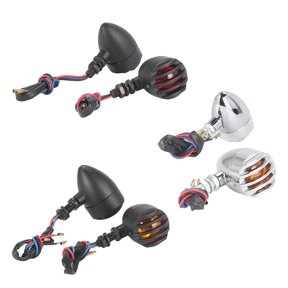 Indicadores Señal Giro Bala For Harley Chopper Cafe Racer | Cuotas Sin