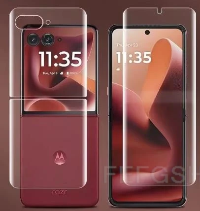 Versatile 3-in-1 Hydrogel Screen Protector Film