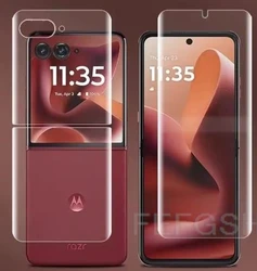 Versatile 3 - in - 1 Hydrogel Screen Protector Film for Hydrogel Film (Razr Ultra 2025)
