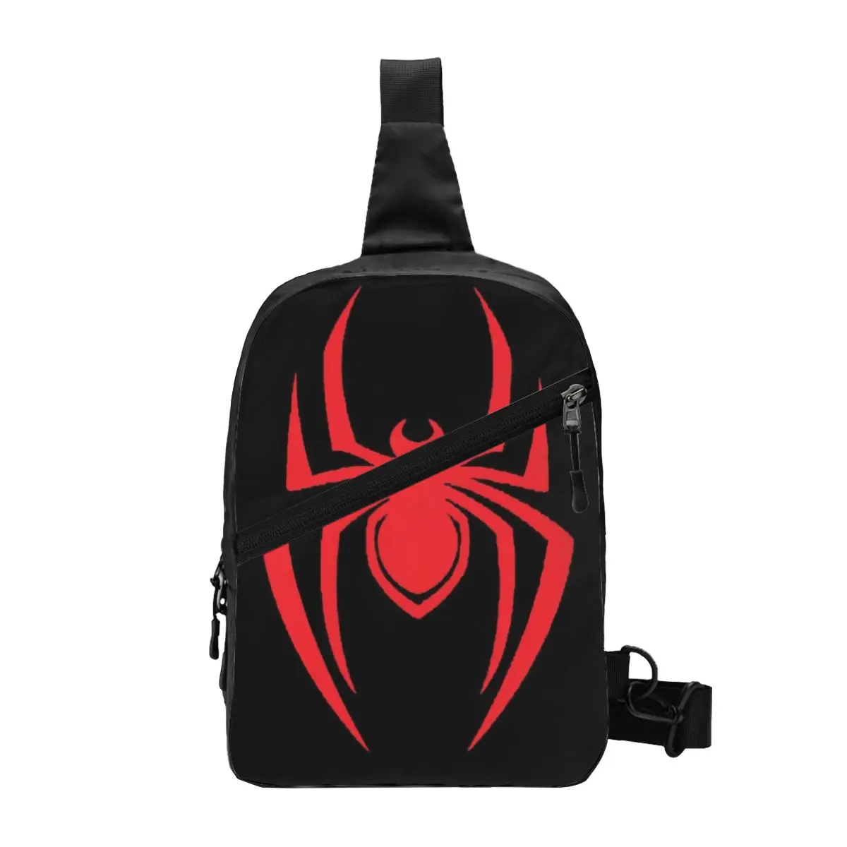 

Cute Little Spider Sling Crossbody Backpack Men Custom Animal Chest Shoulder Bag for Cycling Camping Daypack