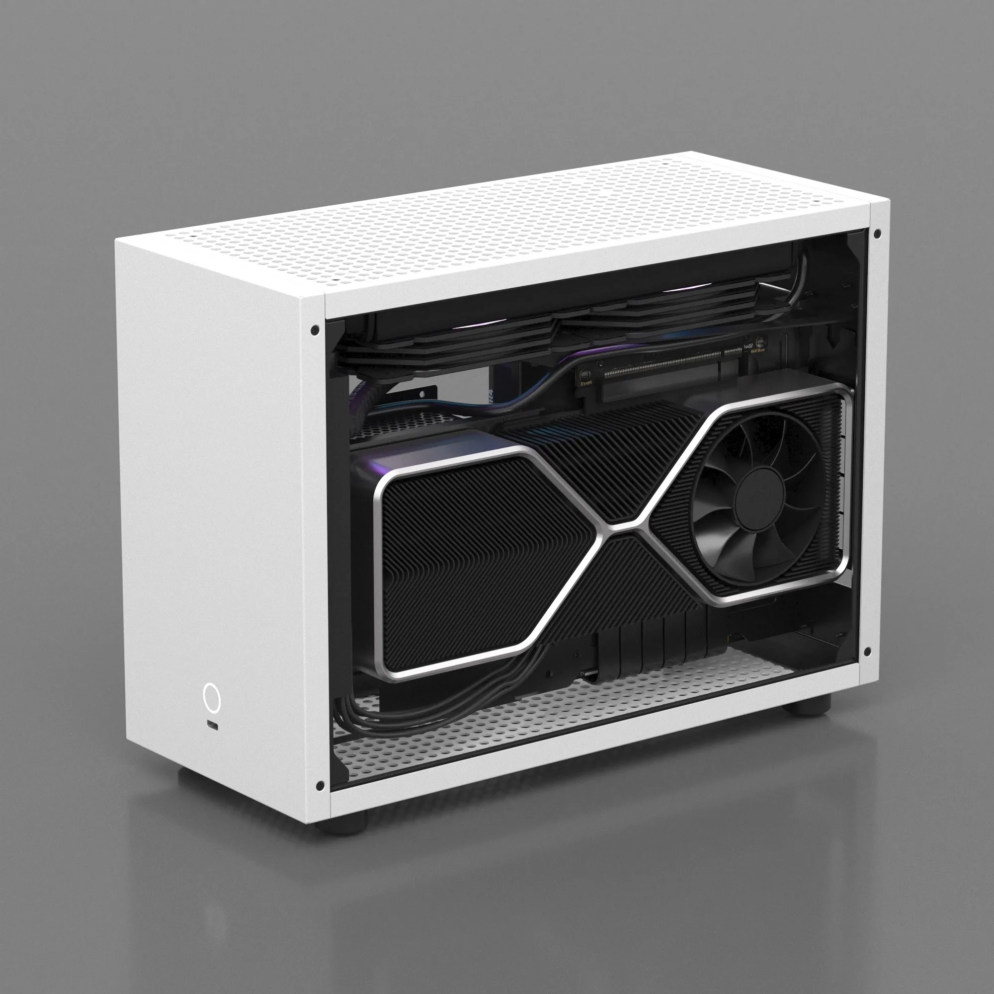 M6pitxミニケース、240水冷ポータブル小型デスクトップ