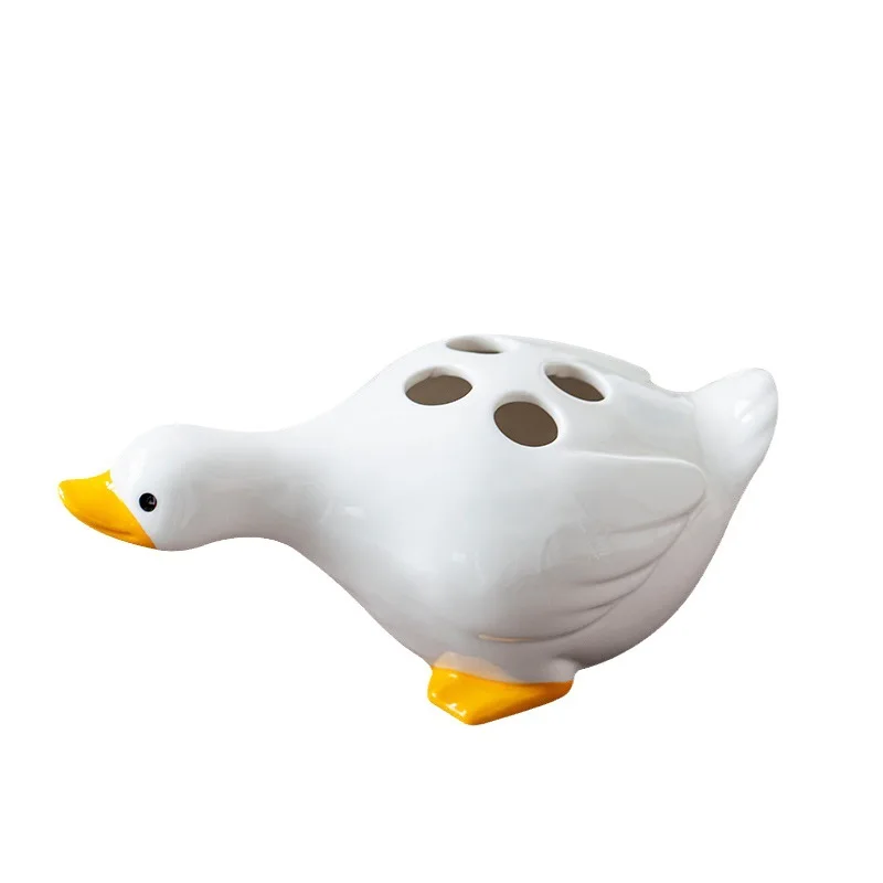 Creative Ceramic Toothbrush Holder Toothbrush Holder Duck Cute Cartoon Children's