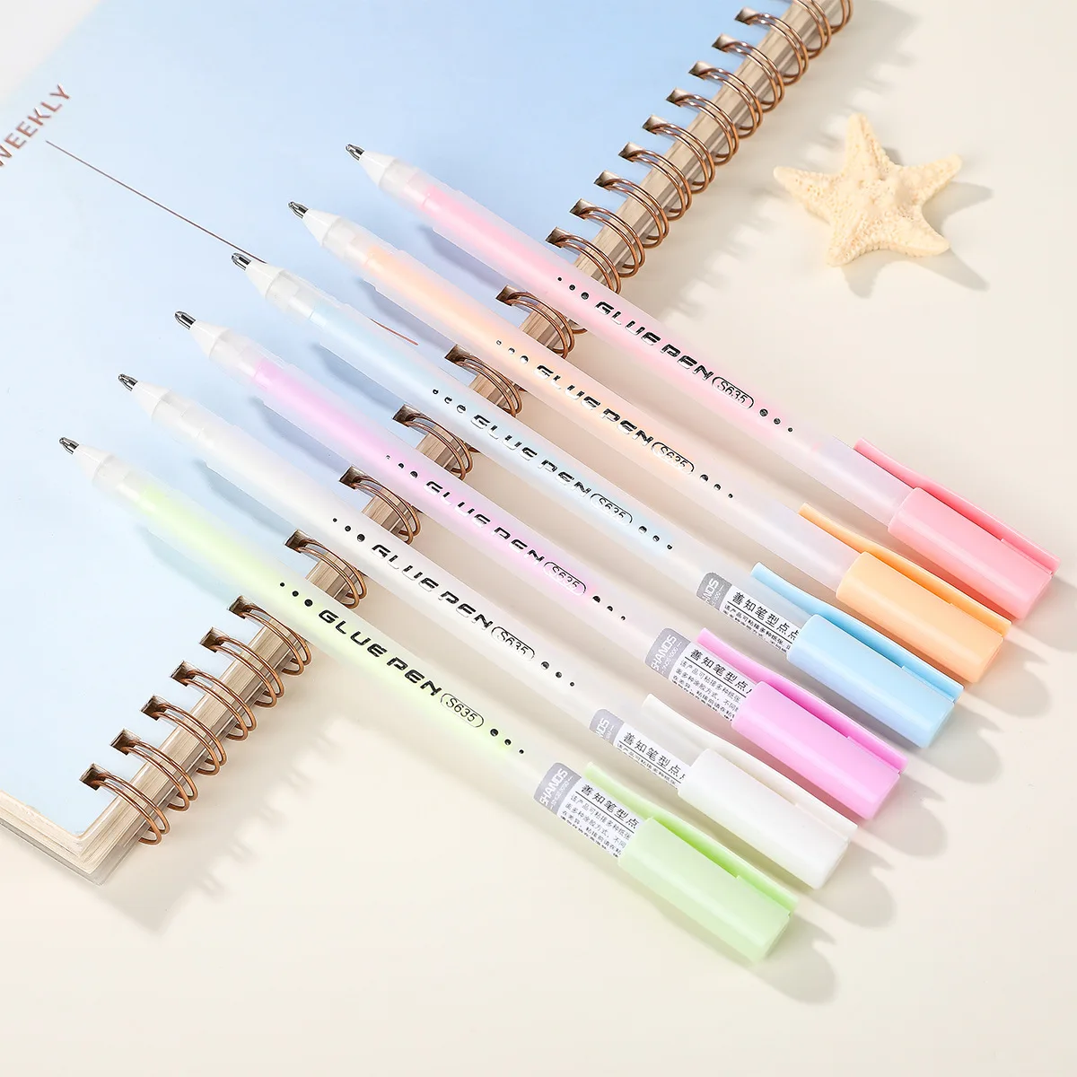 3Pcs 펜 스타일 접착제 스틱 DIY Scrapbooking 빠른 건조 접착제 디스펜스 펜 고점도 도트 Gule 스틱 Kawaii 편지지