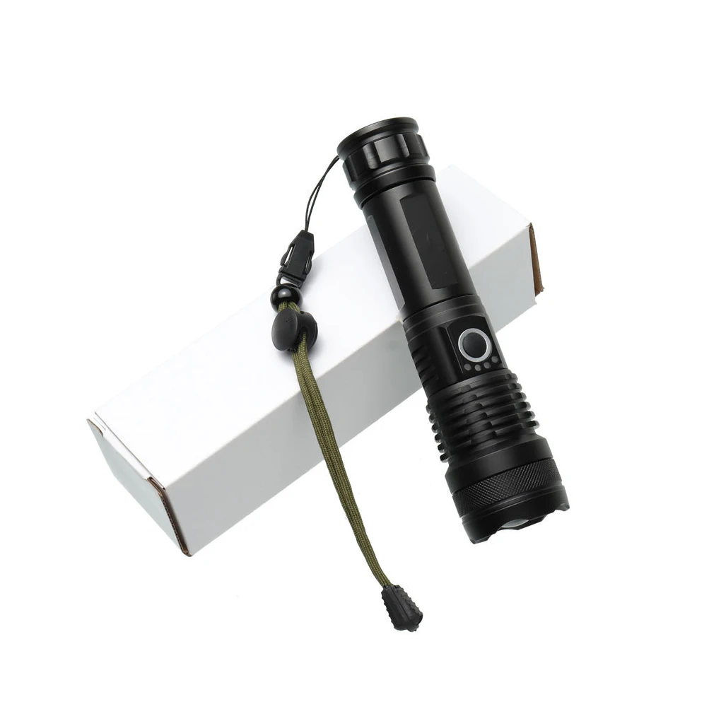 Flashlight Top Battery P50 Lamp Camping Working Multiple Modes Charging Torch Lantern Bright Multi function Search