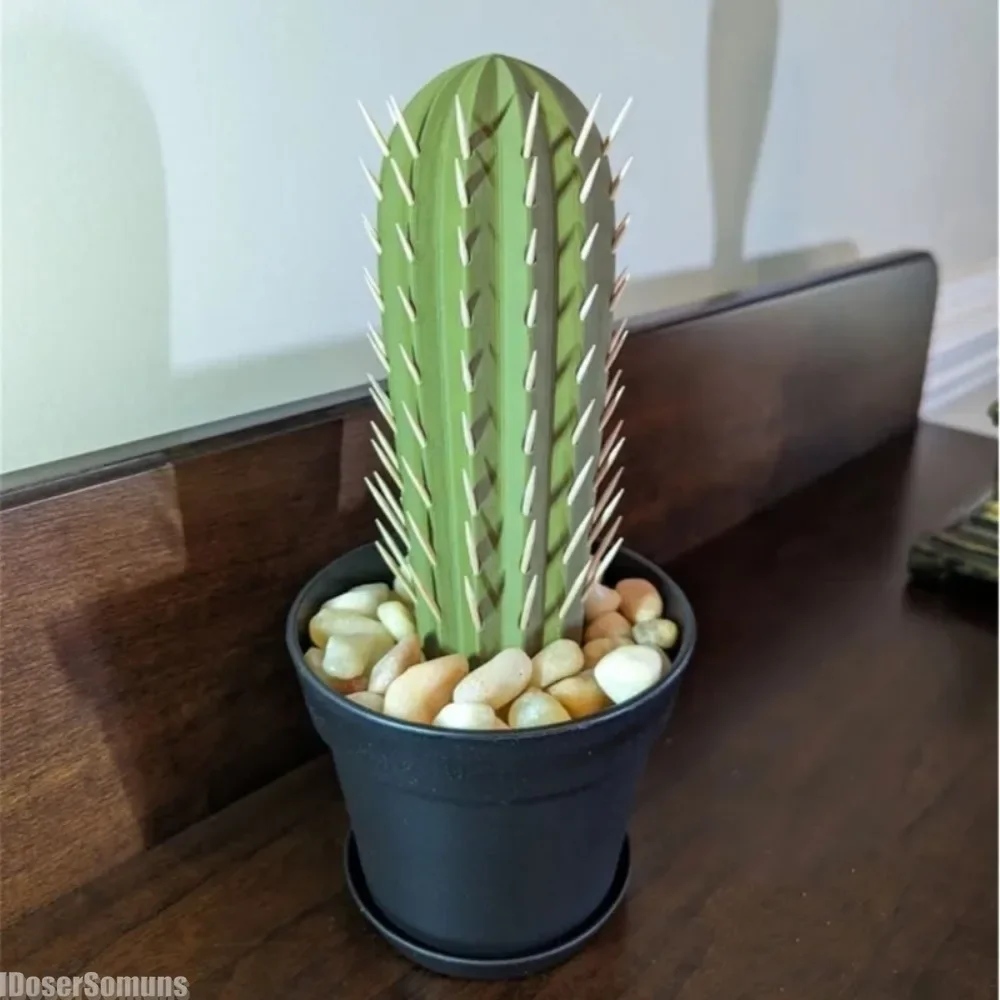 

3D-печать кактуса, искусственные поделки для людей, которые не могут сохранить живые растения, Декор, украшение для дома, держатель для растений