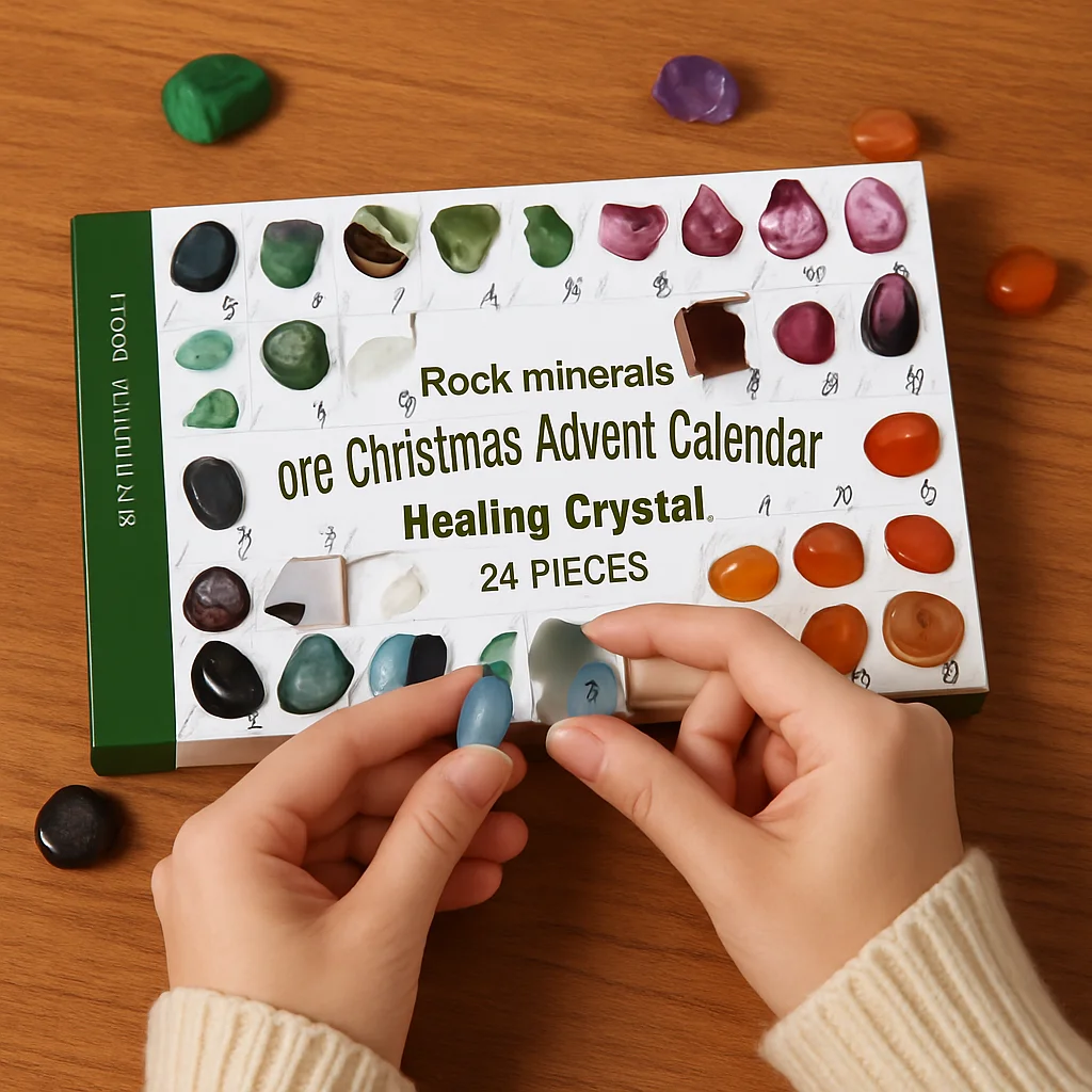 Natural Stone Mineral Collection Advent Calendar for Kids
