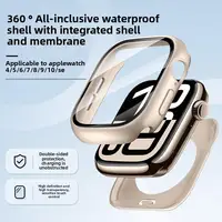 Boîtier entièrement étanche 360, Protection en verre trempé pour Apple Watch 46mm 45mm 44mm 41mm 40mm 42mm IWatch série 11 10 9 8 7 SE 3 2