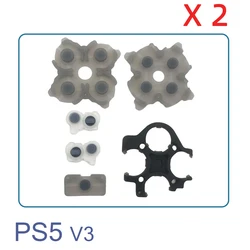 Dual Pack Silicone Conductive Rubber Pads for Controller Button Repair (2pcs version 3)