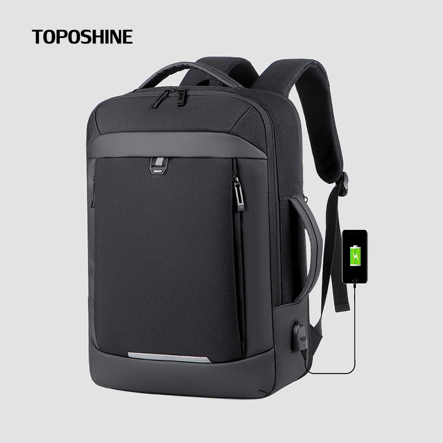 

Toposhine New Trend Men Backpack 2023 Durable Outdoor Hiking Sport Back Pack Male Waterproof Oxford Man Laptop Backbag Schoolbag