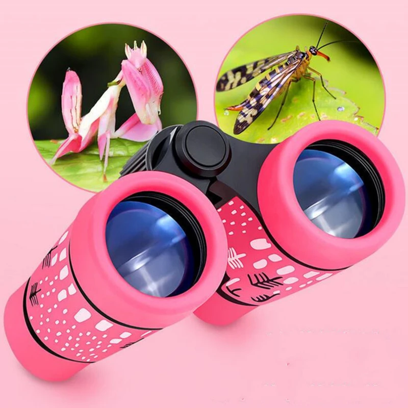 11.2x4x9cm Kids Binocular Telescope Children Educational Learning Telescope Bird Watching Folding Optics Telescope 3