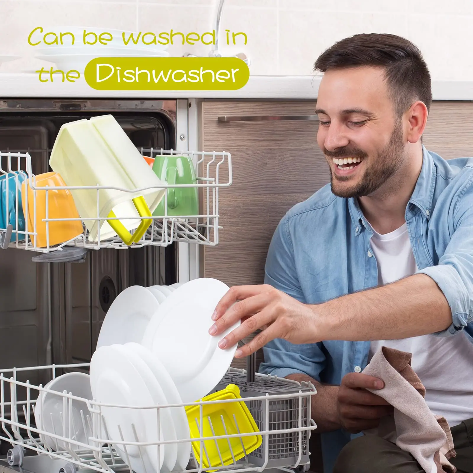 Reusable Pickle Jars - BPA Free Pickles Container with Strainer for Mess-Free Storage of Condiment Food-Easy to Open Lid Design