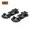 Bburago 1:43 Mercedes 2024 AMG W15 E Performance Static Simulation Diecast Alloy Model F1 Racing Formula Car Toys 1