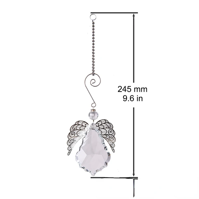 Diy Állatkerti Rajzfilm Ab Színes Kristály Juhar Levél Medál Világítás Golyó Szárnyak Angyal Nappali Dekoráció - Image 5