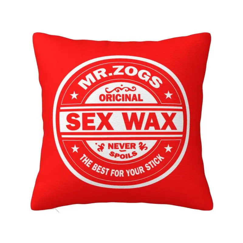 Mr Zogs Surf Sex Wax Pillow Case 45 X4 5Cm Home Decor Kawaii Surf Surf Regalo Cuscino Decorazione Salon Square Federa