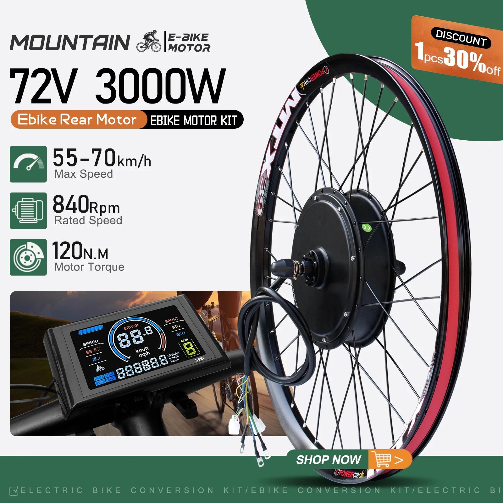 24 Electric Bicycle Conversion Kit 36V 750W Ebike India | Ubuy