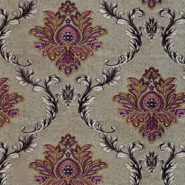 Damask Peel และ Stick วอลล์เปเปอร์ที่ถอดออกได้ Self-Adhesive สติ๊กเกอร์แปะผนังสำหรับลิ้นชักลิ้นชักชั้นวางของตู้เฟอร์นิเจอร์บ้านติดกำแพง Decor 1