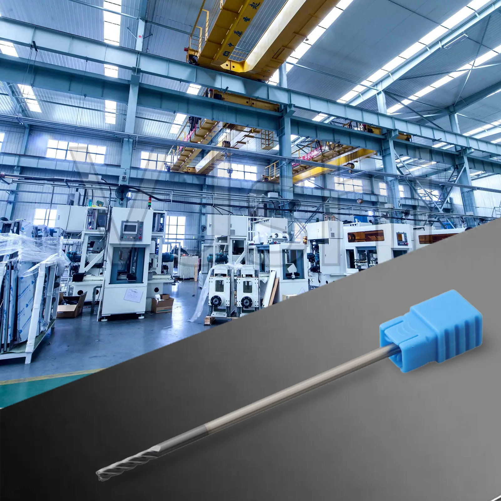 

3MM CNC Milling Cutter, Extra Long Shank 100mm, Tungsten Carbide End Mill, 4 Flutes, Perfect for General Steel Alloy Machining