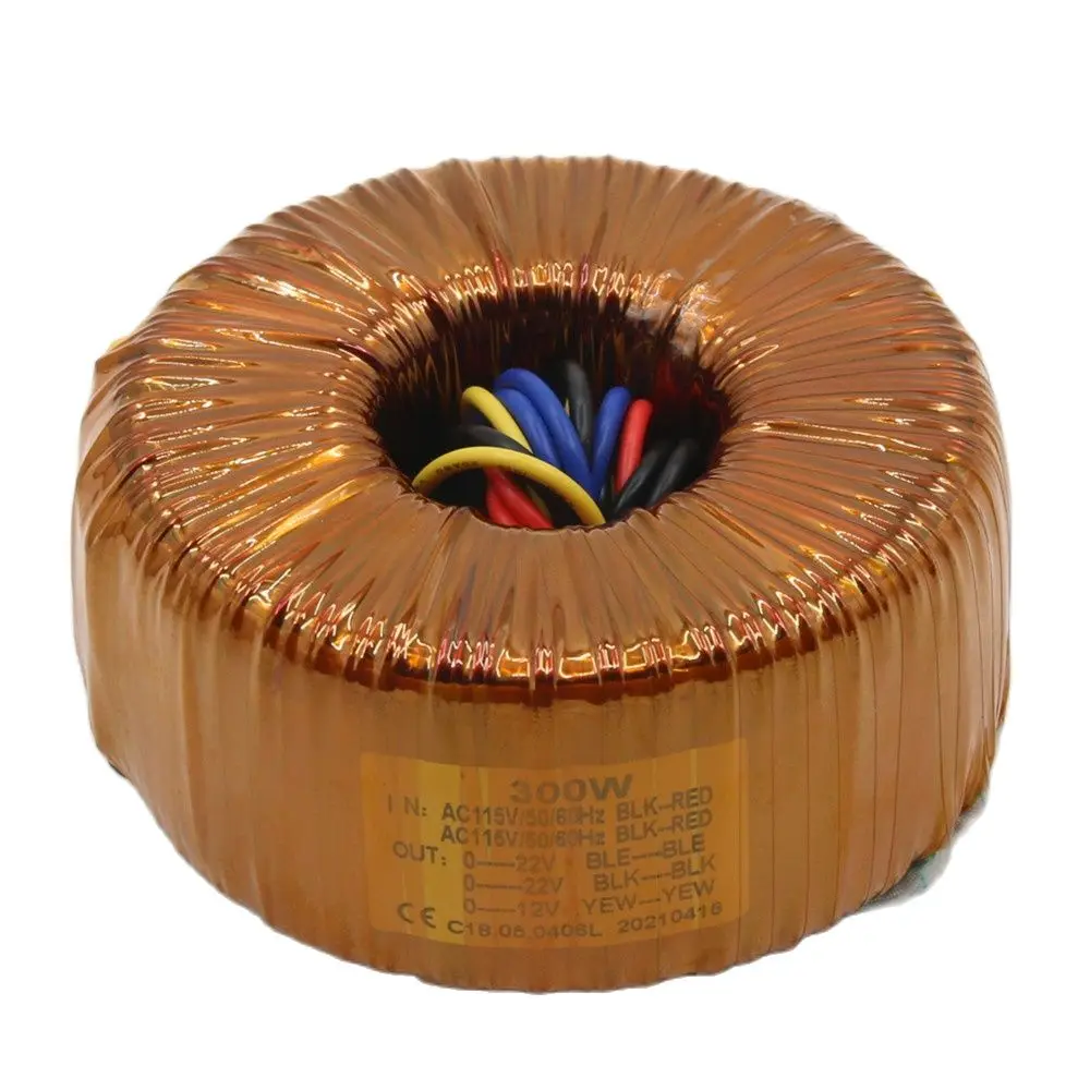 

300W Pure Copper Wire Toroidal Transformer 33VX2 17VX2 14VX1 Audio Amplifier Power Supply