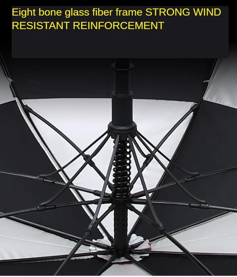 Description Picture 6 of itemPGM Golf Umbrella Double-layer Wear-resistant Rain-proof Sunscreen Fiberglass Material Spring and Summer Automatic Manual YS003