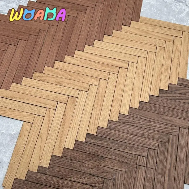 1Bag 1:12 Dollhouse Miniature Collage Floor Model Flooring Veneer Floor Wallpaper Living Room Dining Room Decor Toy