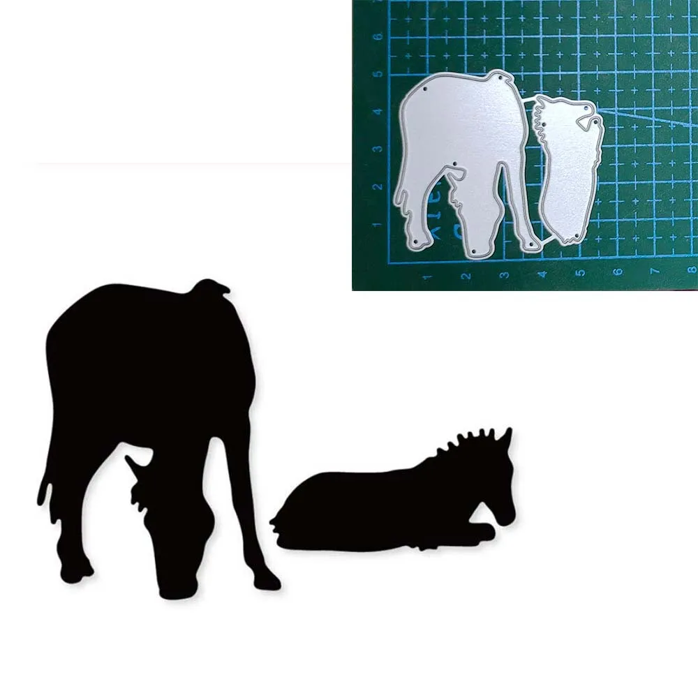 

new type metal cutting dies cut die mold horse decoration Scrapbook paper craft knife mould blade punch stencils dies