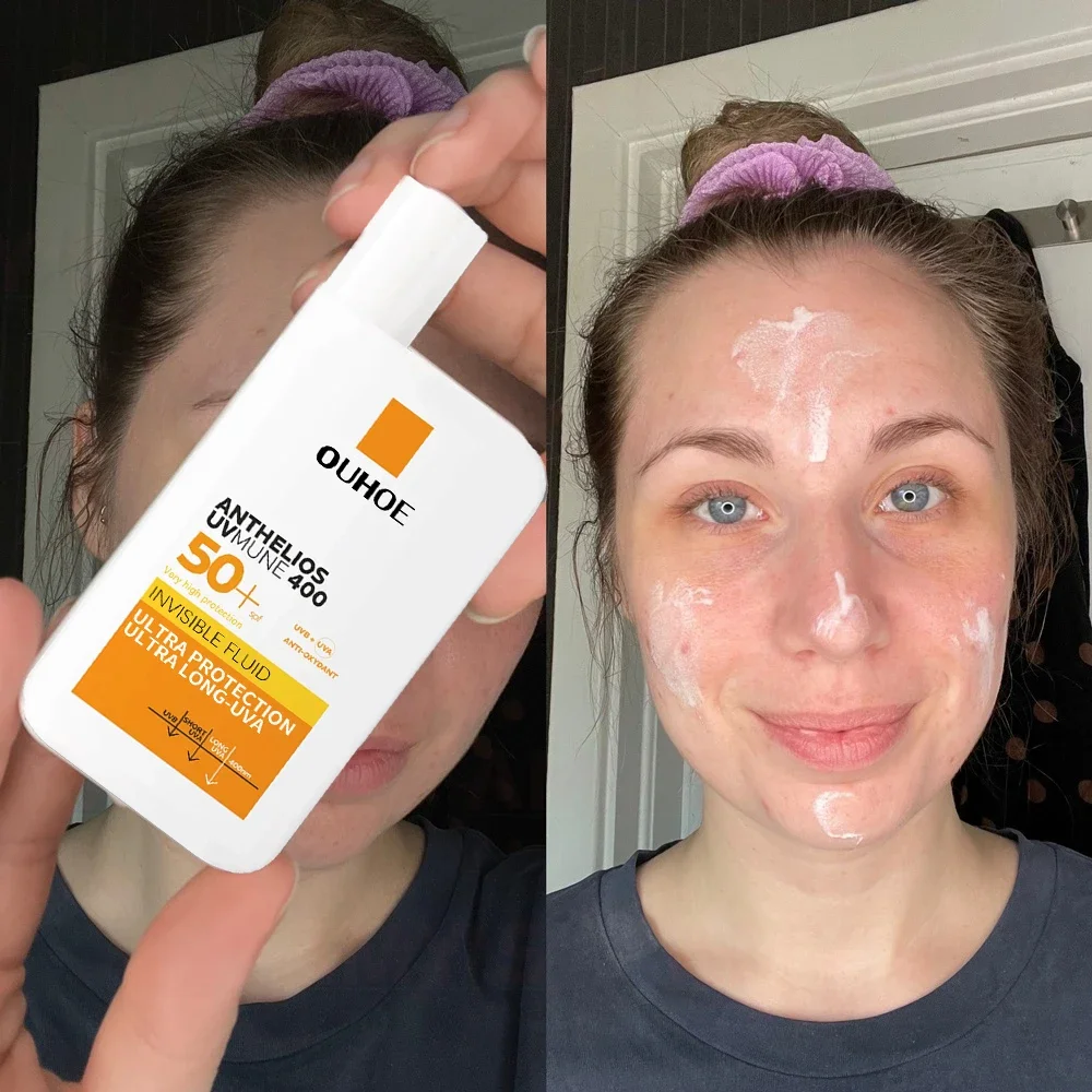 50ml Original Face Sunscreen Anti-Shine Invisible Fluid Anti-Imperfection Ultra SPF50 Body Sunscreen Whitening face sunscreen