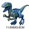 Jurassic Park World Dinosaurs Gyrosphere Velociraptor Raptor Blue Charlie Echo Owen Claire Model Blocks Figure Toys For Children 5