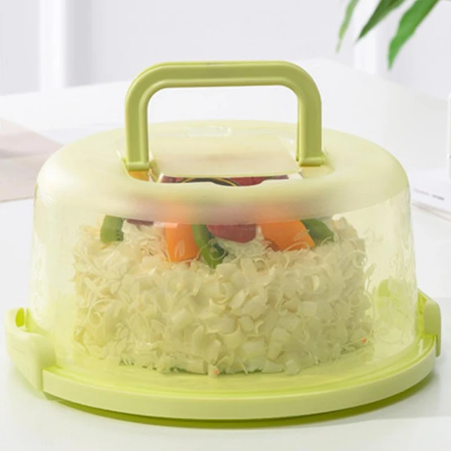 Porta torta porta torta a prova di polvere palmare 7 cavità Design visibile  forniture da forno - AliExpress