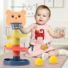 Baby Toys Rolling Ball Pile Tower Early Educational Toy For Babies Rotating Track Educational Baby Gift Stacking Toy For Kids 3