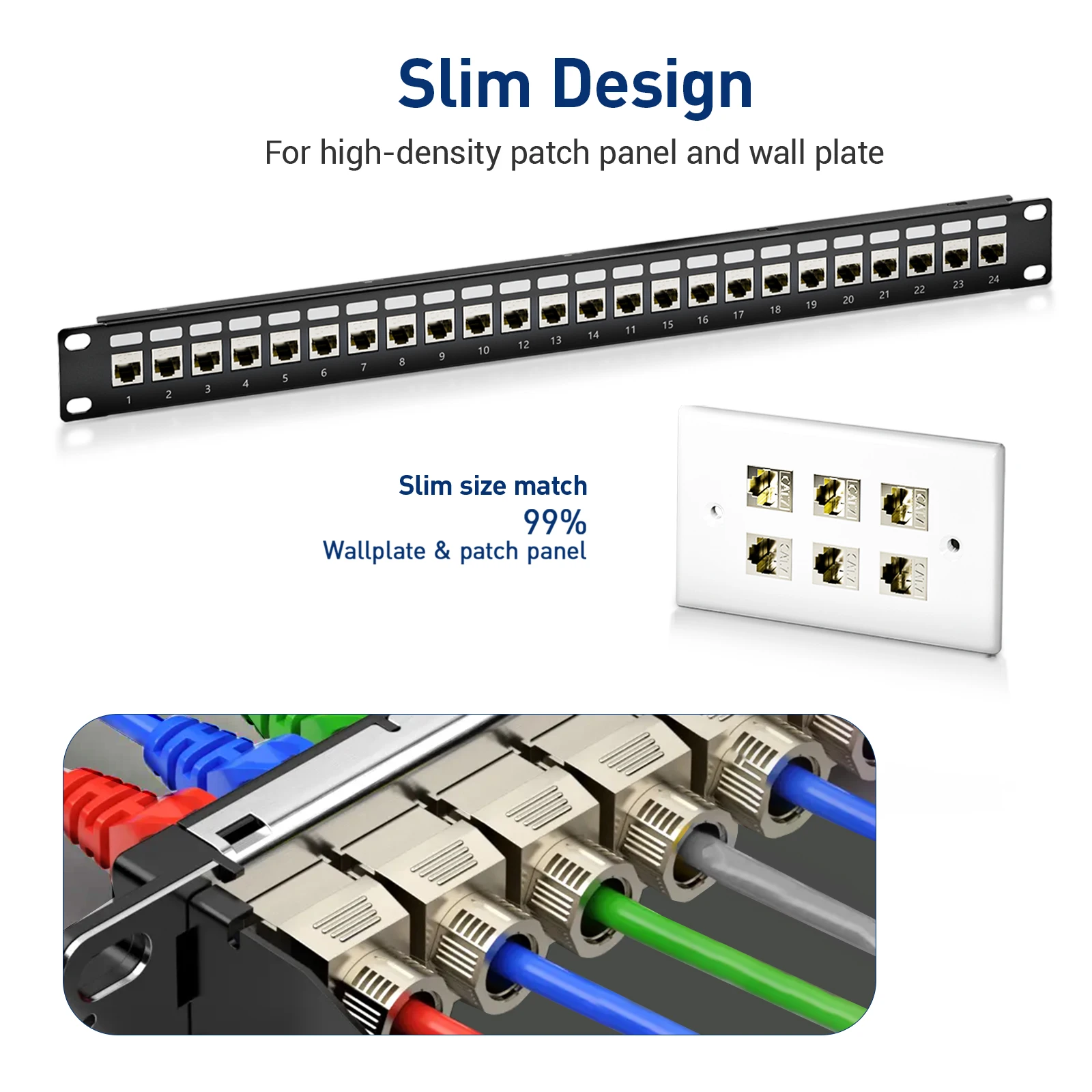 ☆ RJ45 Cat6 キーストーンカプラー 25個パック メス-メス グリーン