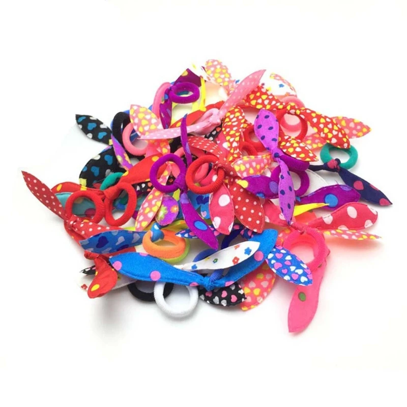 

Steric Bowtie Hair Ties Colorful Hair Scrunchies for Hair Making