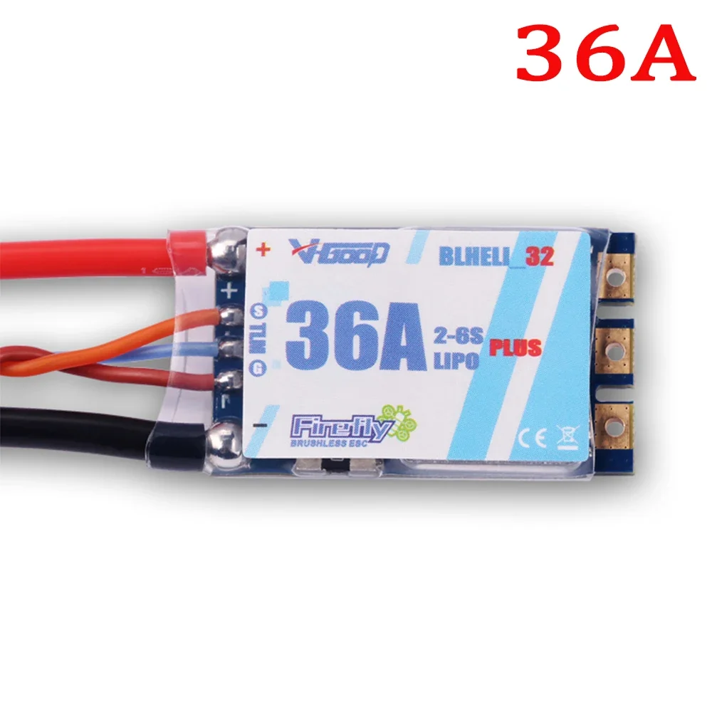 

VGOOD 36A blheli _ 32 32 бит 2-6S w/телеметрический бесщеточный ESC для гоночного дрона RC FPV