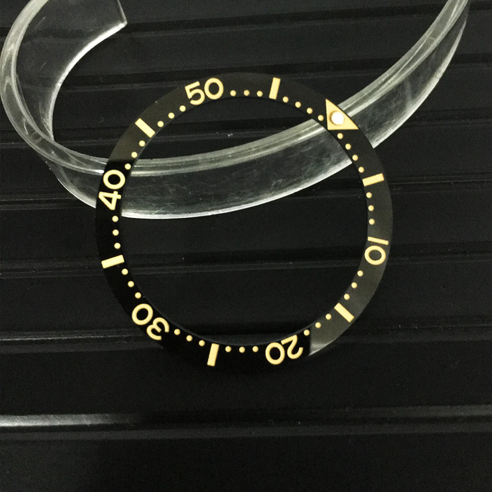 38mm Flache Keramik Uhr Lünette Fit für SKX007 SKX009 SRPD Uhr Fall NH35 NH36 Tauchen Uhr Fall Teile Männer uhr Ersetzen Geschenke – Detail 12