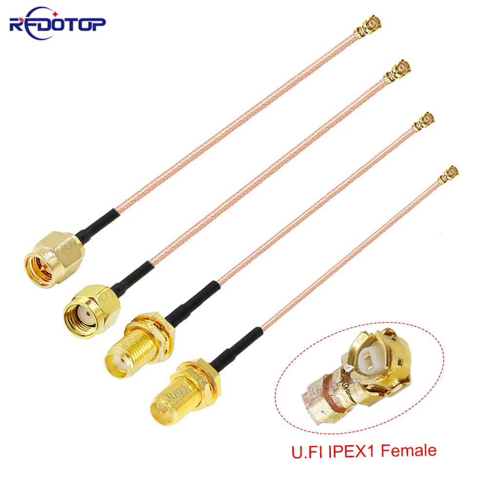 

1Pcs RG178 SMA to IPEX Cable SMA Male Female to uFL/u.FL/IPX/IPEX1 Female Connector RF Coaxial Pigtail Antenna Extension Cable